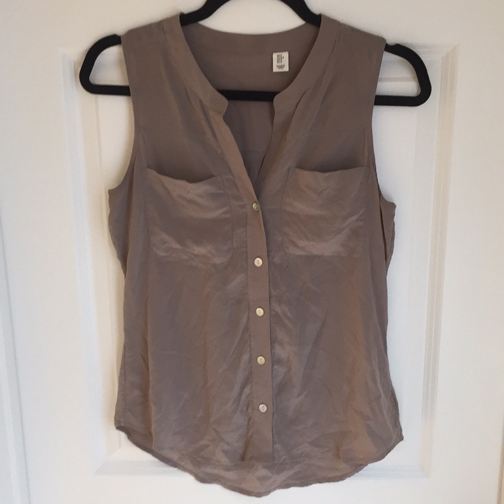 Button up tank top